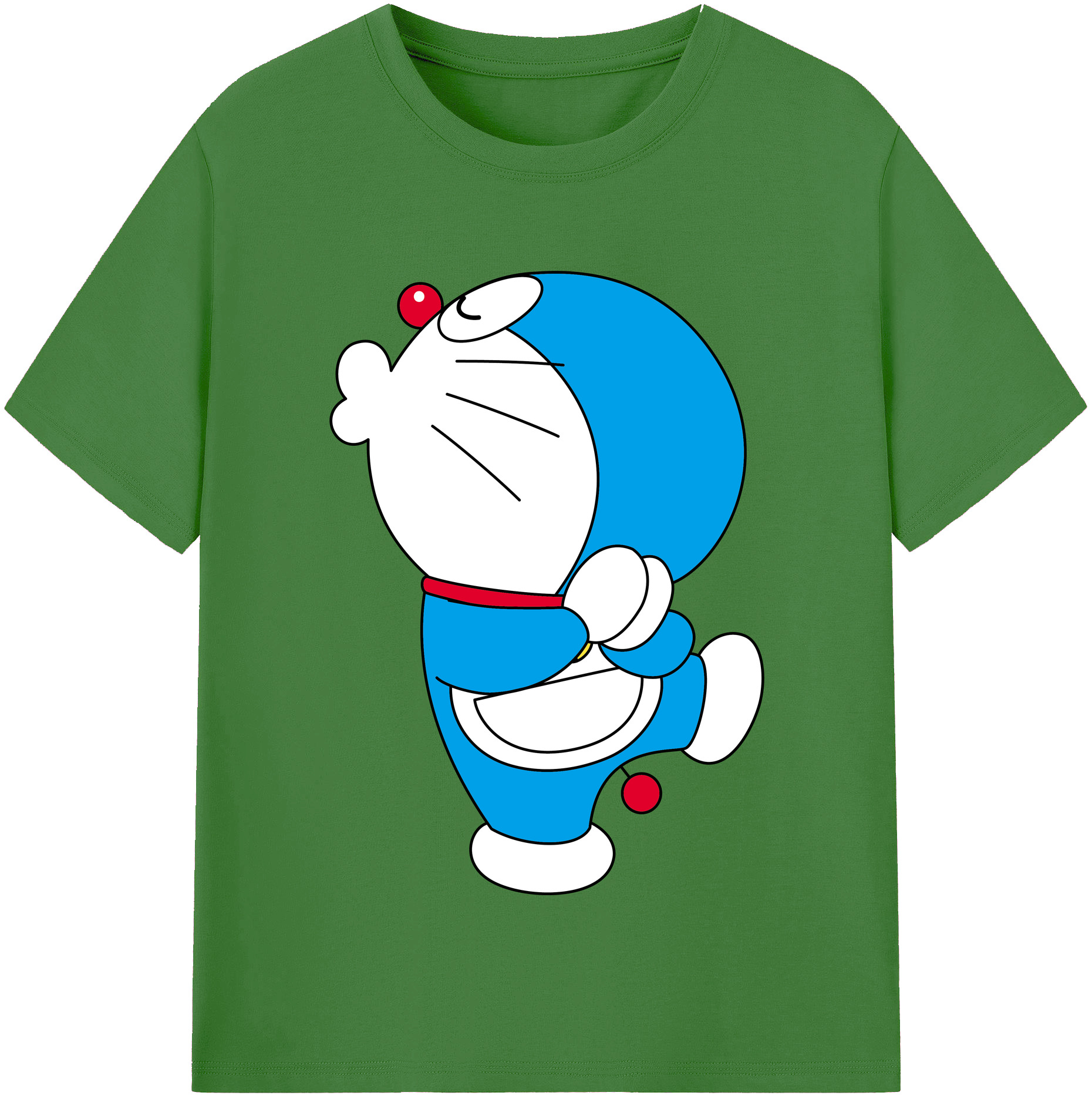 （画像用） ドラえもん Doraemon レディースカジュアルプリントTシャツ（綿100％）